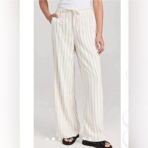 Z Supply Cortez Linen‎ Pinstripe Pant Size Medium